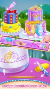 Pembuat kue Dandani sang putri Kue–Desain Kue Game screenshot 0