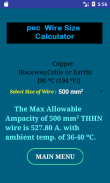 PEC Conductor Size Calculator screenshot 6