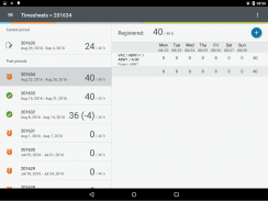 Unit4 Timesheets M4 screenshot 6