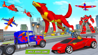 Wolf Robot Car Transform Game screenshot 6