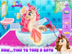My Little Unicorn Care and Makeup - Pet Pony Care screenshot 1