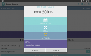 Exercise Calorie Calculator screenshot 10
