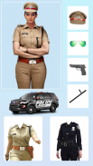 Women Police Suit Photo Editor screenshot 1