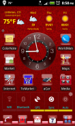 LC Red Theme for Nova/Apex Launcher screenshot 3