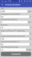 ROAntiscalant DosingCalculator screenshot 1