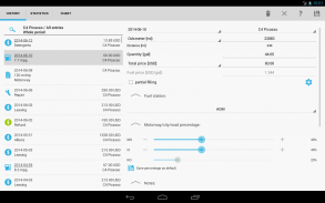Car-costs and fuel log screenshot 0
