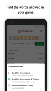 SCRABBLE Word Finder: Cheat and Helper app screenshot 2