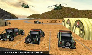 US Army Helicopter Rescue: Ambulance Driving Games screenshot 4