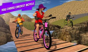 BMX Offroad Bicycle rider Superhero stunts racing screenshot 1