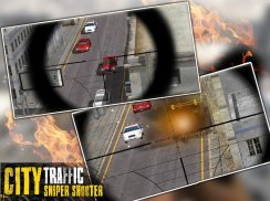 City Traffic Sniper Shooter 3D screenshot 6