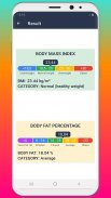 BMI calculate Body Mass Index screenshot 3