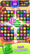 Gummy Candy Blast - المباراة 3 لغز لعبة مجانية screenshot 9