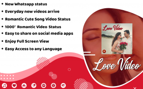 Love Video Status : Love Status screenshot 2
