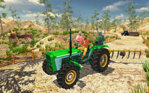 Tractor Driving Simulator Offroad Tractor Trolley screenshot 3