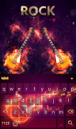 Rock Animated Keyboard Theme screenshot 1