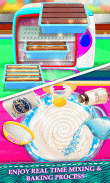 Bánh thật Trò chơi nấu ăn! Món tráng miệng Rainbow screenshot 7