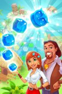 Treasure hunters– match-3 jogo screenshot 4