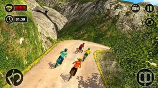 Kids Bicycle Taxi Sim 2018: Offroad BMX Racing screenshot 8