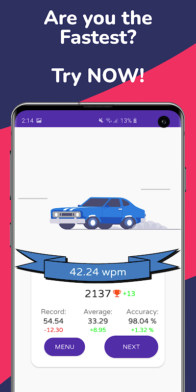 Typing Speed Race - Touch typi for Android - Free App Download