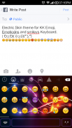 Electric Emoji Keyboard screenshot 1