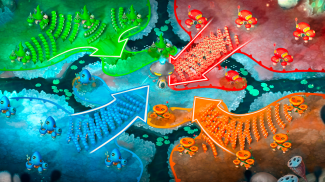 Mushroom Wars 2 - RTS Épico de defesa de Torre screenshot 4