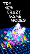 Brick 3D Madness: Cyber-style block puzzle 3D game screenshot 2