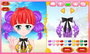 Anime Virtual Character Dress Up Game screenshot 0