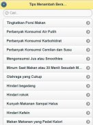 Tips Menambah Berat Badan screenshot 0