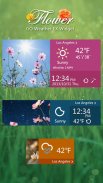 Flower Reward Theme GO Weather screenshot 0