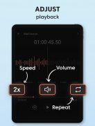 مسجل الصوت Plus - سجل الصوت screenshot 2