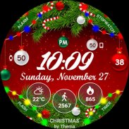 Christmas Lights Watch Face screenshot 6