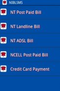 NIBL Mobile (SMS) Banking screenshot 3