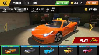 Taxi Cab City Driving Car screenshot 0