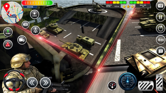軍 トランスポート タンク 船 ゲーム screenshot 4