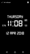 Digital Clock Live Wallpaper screenshot 3