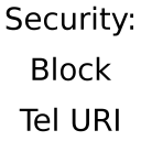 Security: Block Tel URI