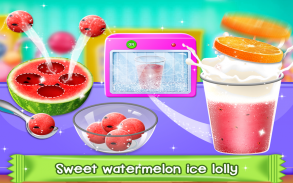 Ice Lolly Maker - Yummy Ice Pop Food Games screenshot 0