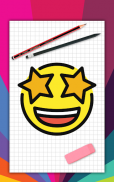 Cómo dibujar emoticones, emoji screenshot 4