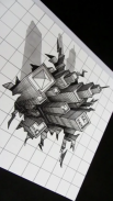 Learn to draw 3d illusions screenshot 2