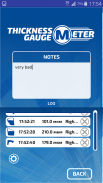 Thickness gauge screenshot 1