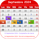 Mexico Calendario 2024 Icon