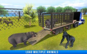 Zoo Animal camion di trasport screenshot 10