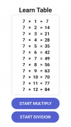 Табела множења - Математика screenshot 0