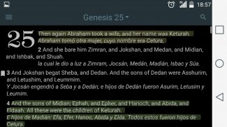 English Spanish Bible screenshot 1