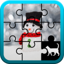 Christmas Jigsaw Puzzle Icon