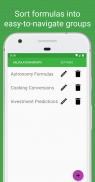 FormulaPro Custom Formula Calc screenshot 3
