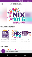 MIX 101.5 WRAL FM screenshot 0