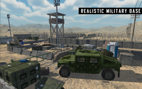 Parkir truk militer 3D screenshot 2