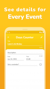 Days Counter: events, dates screenshot 0