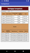 Mortgage Comparison  Calculator screenshot 5